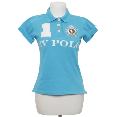 Pikétröja (Blå) från HV Polo Bomull, Elastan