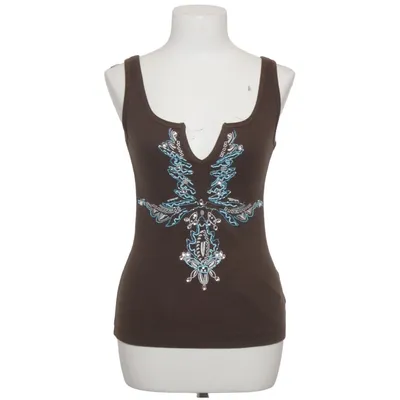 Tanktop (Bruin, Meerkleurig) van Amor & Psyche Katoen, Elastaan