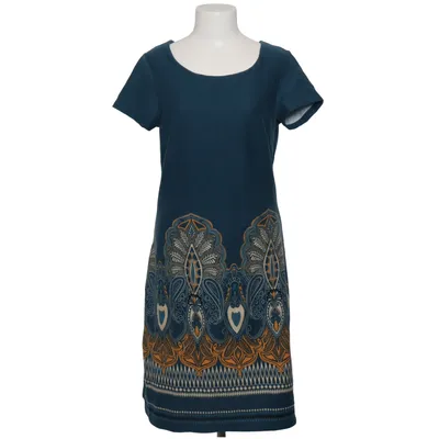 Kleid (Blau, Mehrfarbig) von Cool Code Baumwolle, Elasthan, Polyester