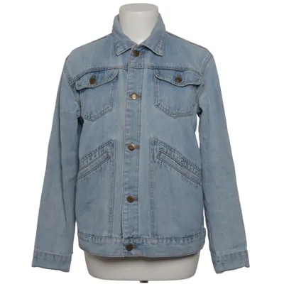 Jeansjacka (Blå) från Boohoo Denim Bomull, Polyester