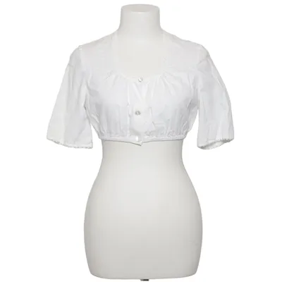 Dirndl blouse (White) from Tostmann Trachten Cotton