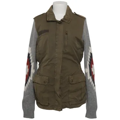 Jacke (Grün, Grau, Mehrfarbig) von Maison Scotch Acryl, Baumwolle, Polyamid, Polyester, Wolle