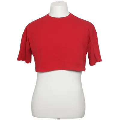 Crop top (Red) from Smilodox Cotton, Polyester