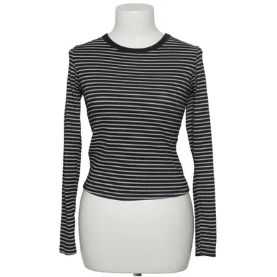 Lange mouwen shirt (Zwart, Wit) van Dazy Elastaan, Polyester
