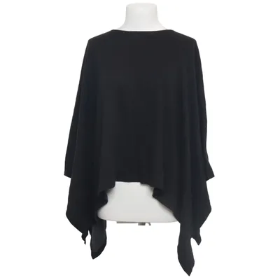 Poncho (Black) from Majestic Filatures Cashmere, Cotton