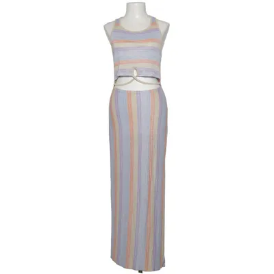 Långklänning (Lila, Orange, Gul) från Miss Shop Metallfiber, Polyester, Viskos