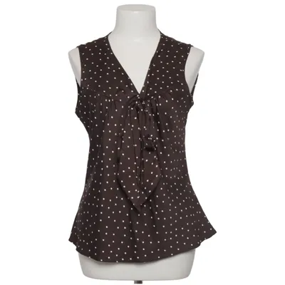 Top (Brun, Hvid) fra H&M Polyester