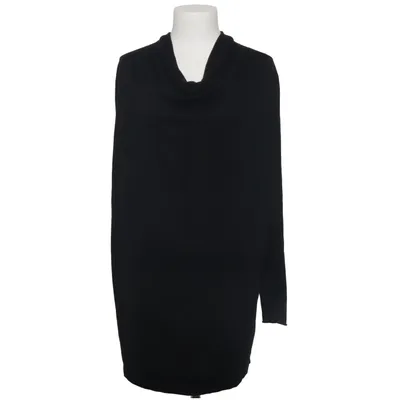 Rollkragenkleid (Schwarz) von Modee Baumwolle, Seide