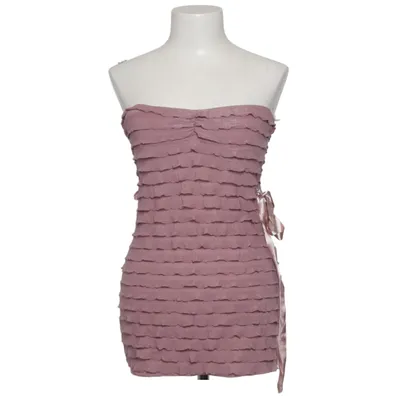 Tube top (Roze) van Ann Christine Elastaan, Polyester