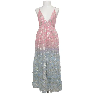 Maxi jurk (Roze, Blauw, Meerkleurig) van Valdior
