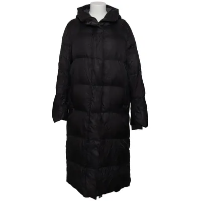 Daunenmantel (Schwarz) von Krakatau Daune, Feder, Nylon, Polyester