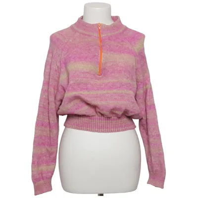 Strickpullover (Pink, Beige) von American Vintage Kaschmir, Baumwolle, Merinowolle, Polyamid