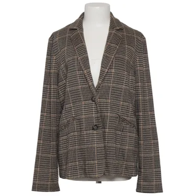 Blazer (Marron, Multicolore) de Oui Élasthane, Polyester, Viscose