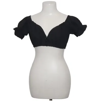 Dirndlbluse (Schwarz) von Fuchs Trachtenmoden Baumwolle, Polyester