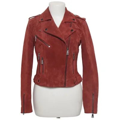 Bikerjacke (Rot) von Vero Moda Leder, Polyester
