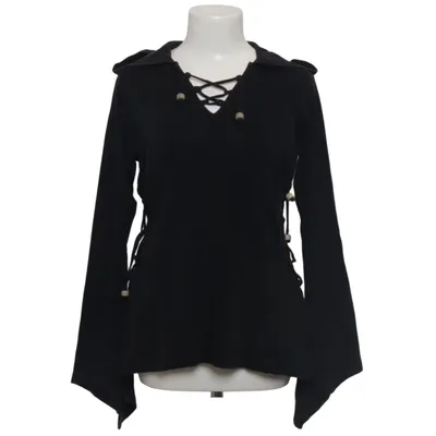 Capuchon sweater (Zwart) van Vishes Katoen