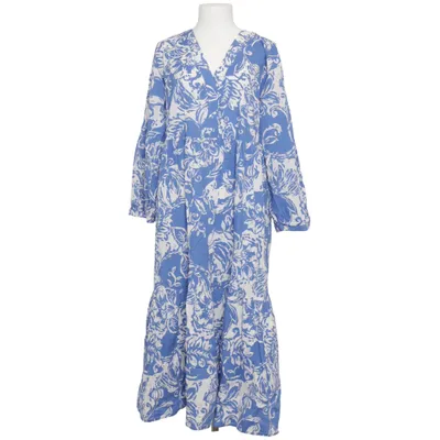 Jurk (Blauw, Wit) van Zara Katoen