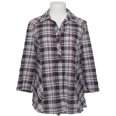 Blus (Svart, Vit, Lila) från Malva Bomull, Elastan, Polyester