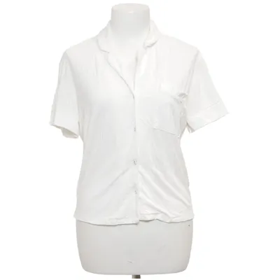 Chemise à manches courtes (Blanc) de Adoore Élasthane, Viscose