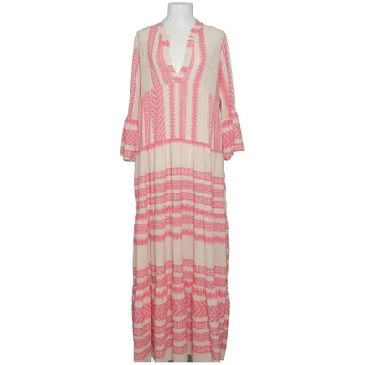Jurk (Roze, Beige) van Made in italy Elastaan, Viscose