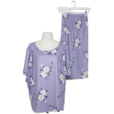 Pyjama (Lila, Wit) Elastaan, Polyester