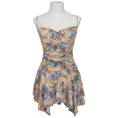 Klänning (Beige, Blå, Flerfärgad) från Urban Outfitters Elastan, Polyester