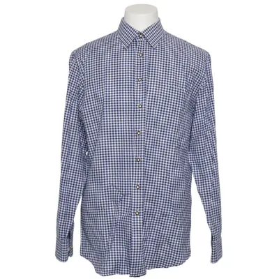 Shirt (Blue, White) from Arido Cotton