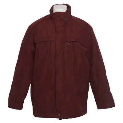 Jacket (Red) from Henson & Henson Cotton, Polyamide, Polyester