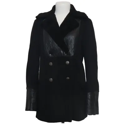 Veste (Noir) de American Retro Cuir, Polyamide, Polyester, Viscose, Laine