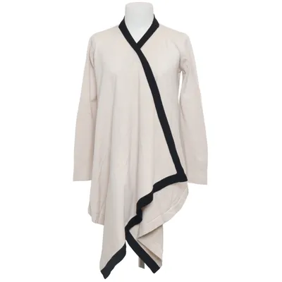 Cardigan (Beige, Noir) de Reken Maar Polyamide, Viscose