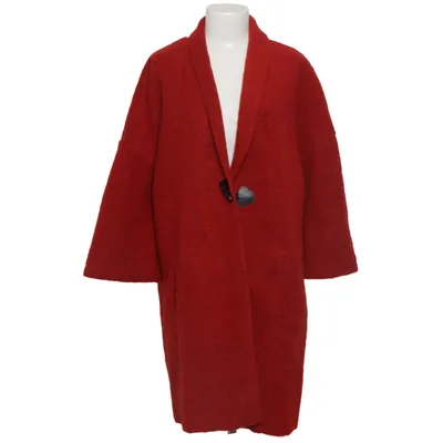 Coat (Red) from Marisa & Marie Polyester, Wool