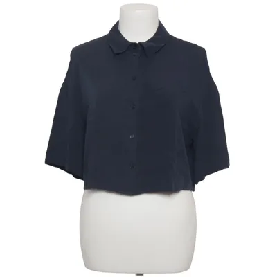 Short sleeve shirt (Blue) from Manguun Viscose