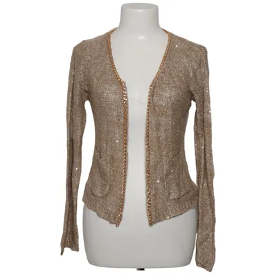 Cardigan (Guld) fra Nicole Akryl, Polyester