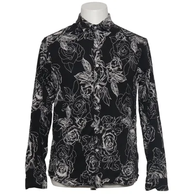 Shirt (Black, White) from Zeroyaa Cotton, Elastane