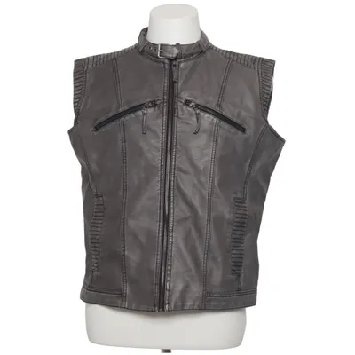 Biker gilet (Grijs) van Black Premium by EMP Polyester