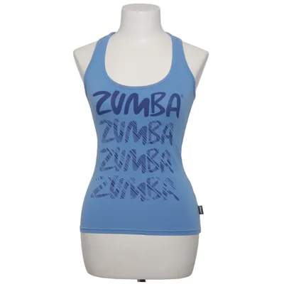 Débardeur de sport (Bleu) de Zumba Wear Coton, Élasthane