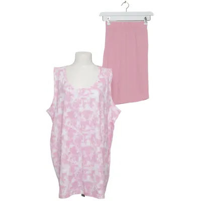 Pajamas (Pink, White) from Janina Curved Cotton
