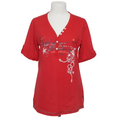 T-shirt manches longues (Rouge) de Trigema Coton