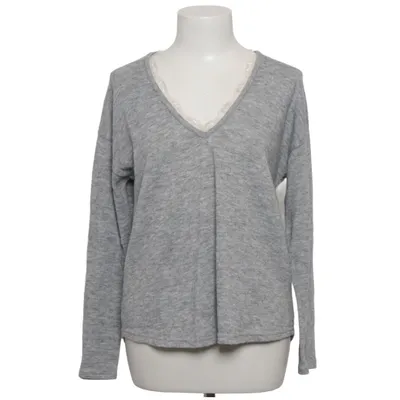 Pull-over (Gris) de Lady Lol Paris Élasthane, Polyester, Viscose