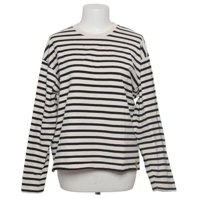 Lange mouwen shirt (Zwart, Wit) van Pull & Bear Katoen