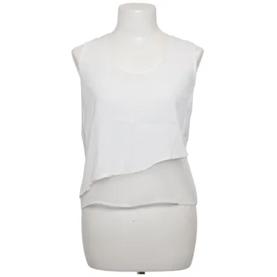 Tank Top (White) from Kenzia Polyester, Viscose