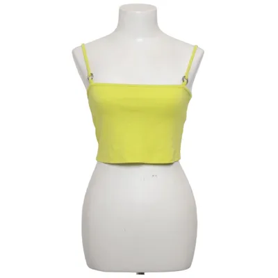 Crop top (Gul) fra Anna Nooshin x NA-KD Elastan, Polyamid, Viscose