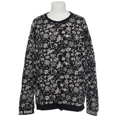 Sweatshirt (Noir, Blanc) de Black Blood x Phat Kandi Coton, Polyester
