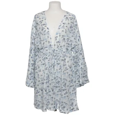 Kjole (Hvid, Blå) fra MaxMara Bomuld, Viscose