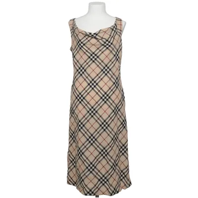 Jurk (Beige, Zwart, Rood) van Burberry Wol
