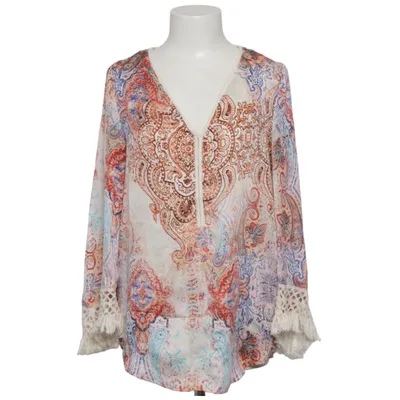 Tunika (Hvid, Flerfarvet) fra Ema Blue's Viscose
