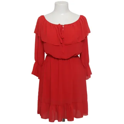 Jurk (Rood) van Outfitbook Elastaan, Polyester, Viscose