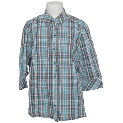 Blouse (Blauw, Grijs, Wit) van Barbara Lebek Katoen
