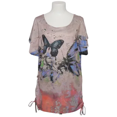 Top (Beige, Blau, Mehrfarbig) von Jennifer Taylor Elasthan, Polyester