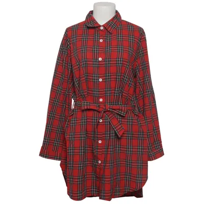 Skjortklänning (Röd, Svart, Blå) från StyleDome Polyester